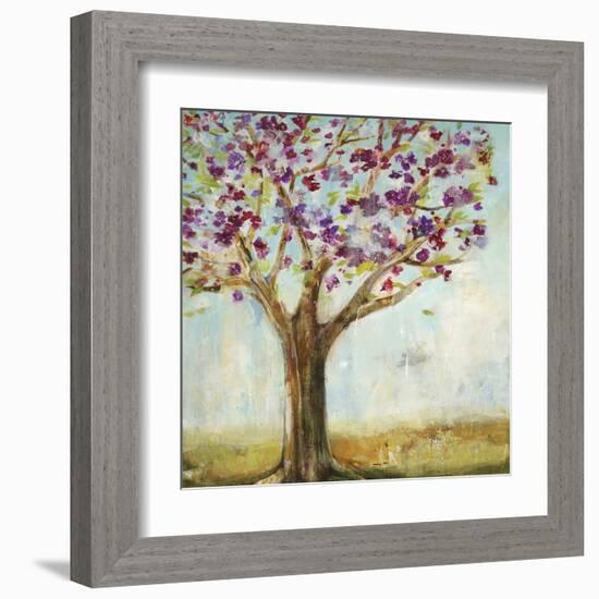 Burgundy Tree-Jill Martin-Framed Art Print