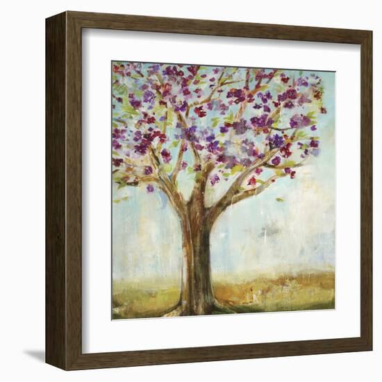 Burgundy Tree-Jill Martin-Framed Art Print