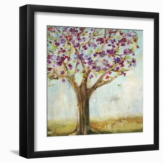 Burgundy Tree-Jill Martin-Framed Art Print