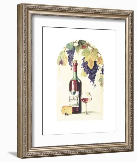 Burgundy-Lisa Danielle-Framed Art Print