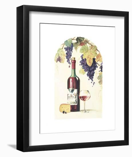 Burgundy-Lisa Danielle-Framed Art Print