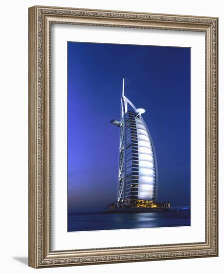 Buri Al Arab, Arabian Tower, Uae-Walter Bibikow-Framed Photographic Print