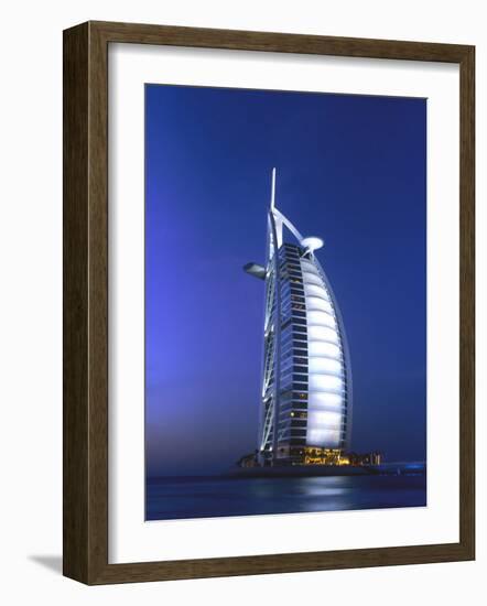 Buri Al Arab, Arabian Tower, Uae-Walter Bibikow-Framed Photographic Print