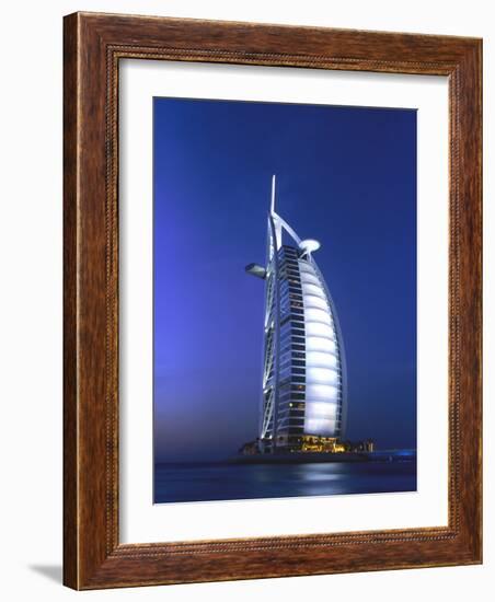 Buri Al Arab, Arabian Tower, Uae-Walter Bibikow-Framed Photographic Print