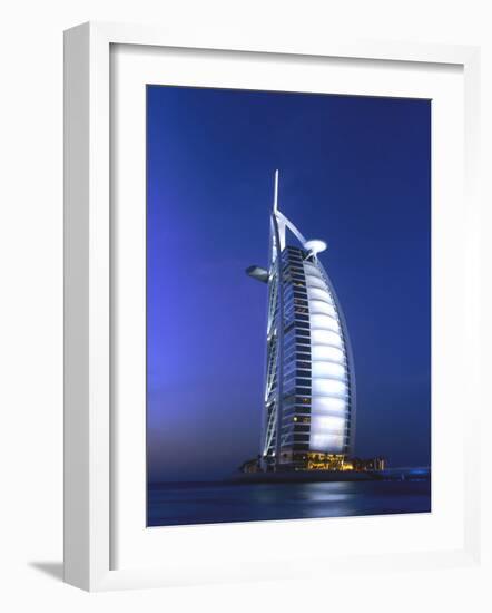 Buri Al Arab, Arabian Tower, Uae-Walter Bibikow-Framed Photographic Print