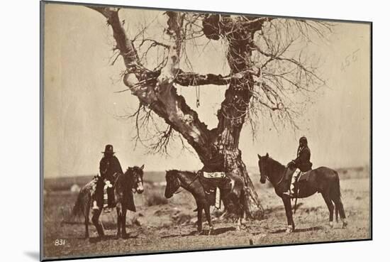 Burial, Dakota, 1868-Alexander Gardner-Mounted Giclee Print
