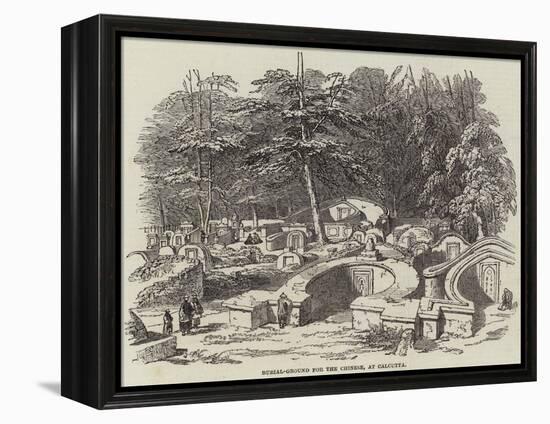 Burial-Ground for the Chinese, at Calcutta-null-Framed Premier Image Canvas