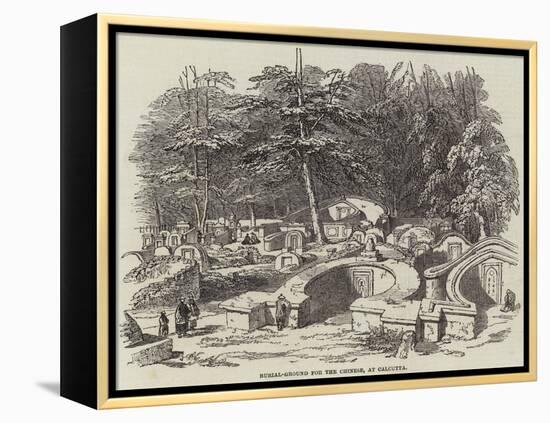 Burial-Ground for the Chinese, at Calcutta-null-Framed Premier Image Canvas