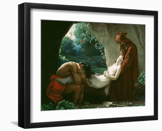 Burial of Atala, c.1808-Anne-Louis Girodet de Roussy-Trioson-Framed Giclee Print