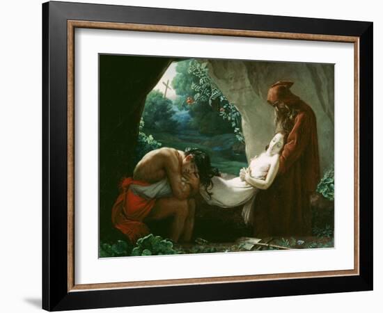 Burial of Atala, c.1808-Anne-Louis Girodet de Roussy-Trioson-Framed Giclee Print