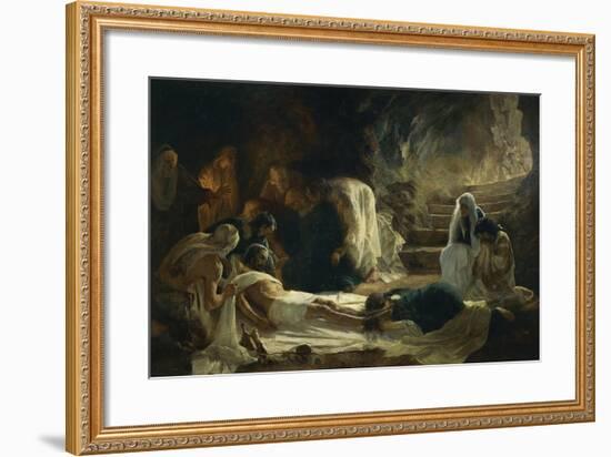 Burial of Jesus Christ, 1895-Vilmos Zsolnay-Framed Giclee Print