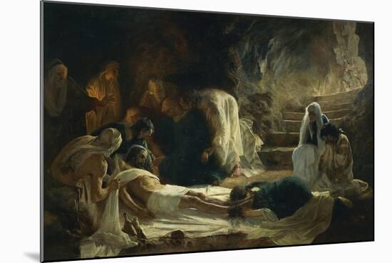 Burial of Jesus Christ, 1895-Vilmos Zsolnay-Mounted Giclee Print