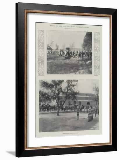 Burial of the Late Sir Henry Havelock-Allan-null-Framed Giclee Print