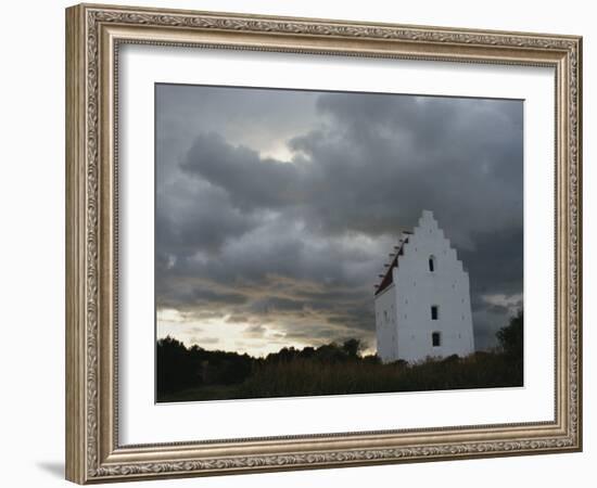 Buried Church, Klitplantage Reserve, Skagen, North Jutland, Denmark, Scandinavia-Ken Gillham-Framed Photographic Print