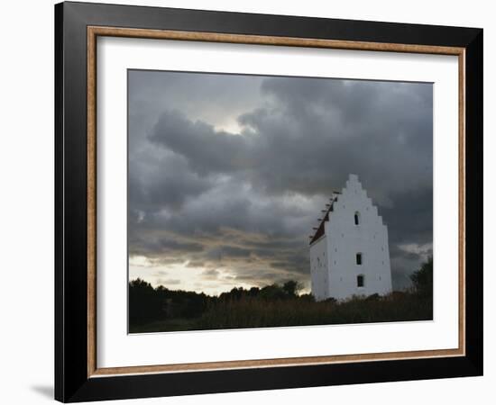 Buried Church, Klitplantage Reserve, Skagen, North Jutland, Denmark, Scandinavia-Ken Gillham-Framed Photographic Print