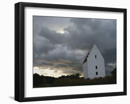 Buried Church, Klitplantage Reserve, Skagen, North Jutland, Denmark, Scandinavia-Ken Gillham-Framed Photographic Print