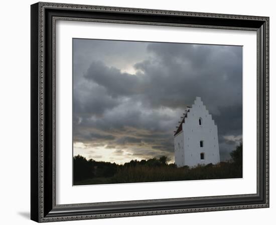 Buried Church, Klitplantage Reserve, Skagen, North Jutland, Denmark, Scandinavia-Ken Gillham-Framed Photographic Print
