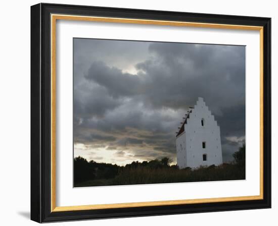 Buried Church, Klitplantage Reserve, Skagen, North Jutland, Denmark, Scandinavia-Ken Gillham-Framed Photographic Print
