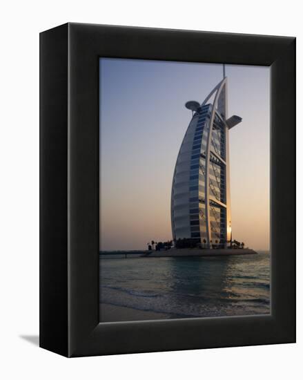 Burj Al Arab Hotel, Dubai, United Arab Emirates, Middle East-Amanda Hall-Framed Premier Image Canvas