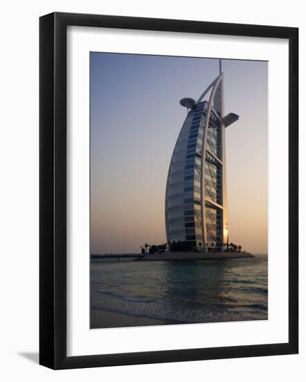 Burj Al Arab Hotel, Dubai, United Arab Emirates, Middle East-Amanda Hall-Framed Photographic Print