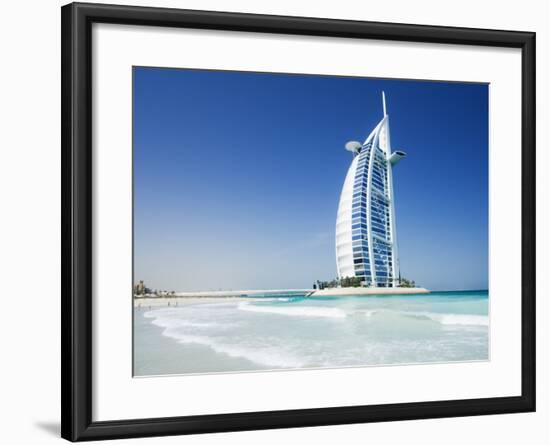 Burj Al Arab Hotel, Dubai, United Arab Emirates, Middle East-Amanda Hall-Framed Photographic Print