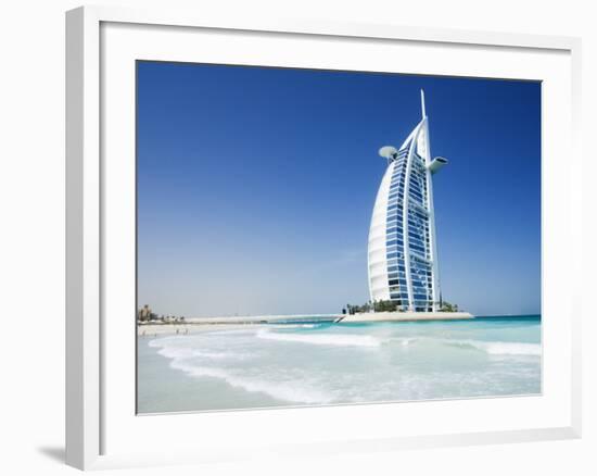 Burj Al Arab Hotel, Dubai, United Arab Emirates, Middle East-Amanda Hall-Framed Photographic Print