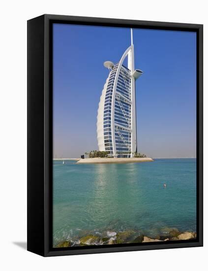 Burj Al Arab Hotel, Dubai, United Arab Emirates-Keren Su-Framed Premier Image Canvas