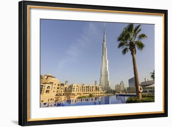 Burj Khalifa, Downtown, Dubai, United Arab Emirates, Middle East-Amanda Hall-Framed Photographic Print