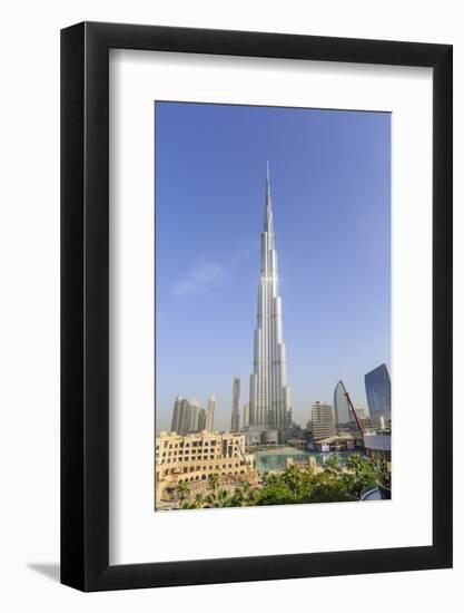 Burj Khalifa, Downtown, Dubai, United Arab Emirates, Middle East-Amanda Hall-Framed Photographic Print