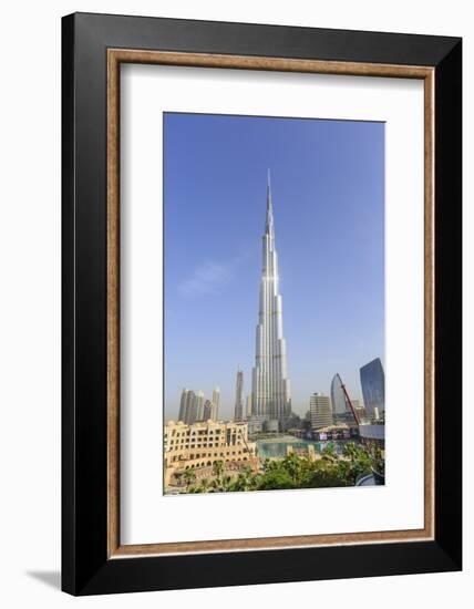 Burj Khalifa, Downtown, Dubai, United Arab Emirates, Middle East-Amanda Hall-Framed Photographic Print