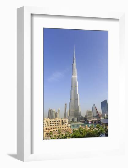 Burj Khalifa, Downtown, Dubai, United Arab Emirates, Middle East-Amanda Hall-Framed Photographic Print