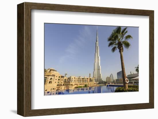 Burj Khalifa, Downtown, Dubai, United Arab Emirates, Middle East-Amanda Hall-Framed Photographic Print