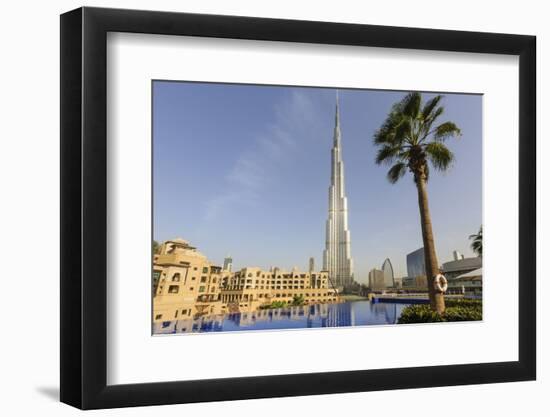 Burj Khalifa, Downtown, Dubai, United Arab Emirates, Middle East-Amanda Hall-Framed Photographic Print