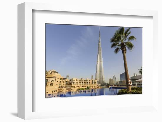 Burj Khalifa, Downtown, Dubai, United Arab Emirates, Middle East-Amanda Hall-Framed Photographic Print