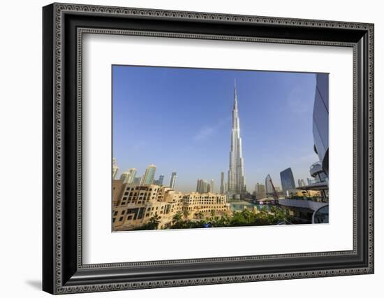 Burj Khalifa, Downtown, Dubai, United Arab Emirates, Middle East-Amanda Hall-Framed Photographic Print