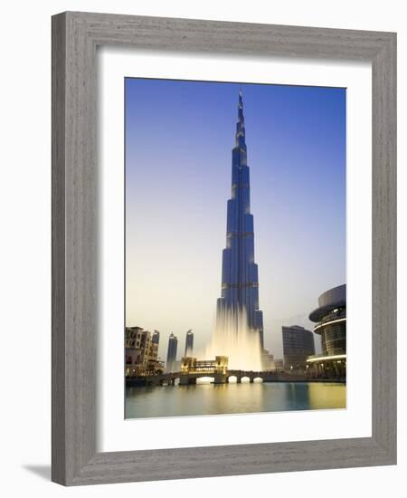 Burj Khalifa, Dubai, United Arab Emirates-Neil Farrin-Framed Photographic Print