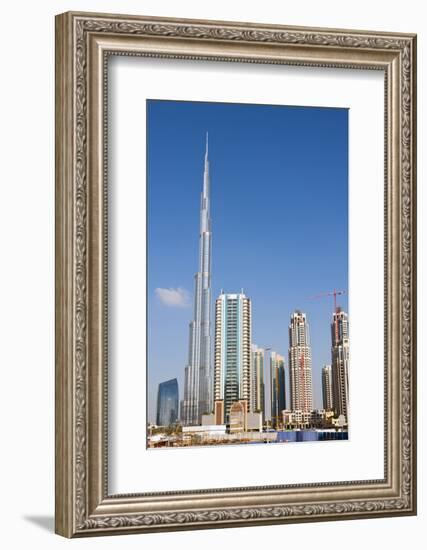 Burj Khalifa, Dubai, United Arab Emirates.-Bill Bachmann-Framed Photographic Print