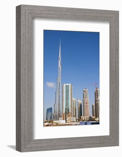 Burj Khalifa, Dubai, United Arab Emirates.-Bill Bachmann-Framed Photographic Print