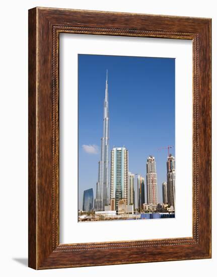 Burj Khalifa, Dubai, United Arab Emirates.-Bill Bachmann-Framed Photographic Print