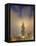 Burj Khalifa Illuminates the Clouds and Surrounding Skyline at Night, Downtown, Dubai, Uae-Amanda Hall-Framed Premier Image Canvas