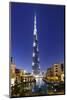 Burj Khalifa, the Highest Tower of the World, Night Photograph-Axel Schmies-Mounted Photographic Print