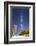 Burj Khalifa, the Highest Tower of the World, Night Photograph-Axel Schmies-Framed Photographic Print