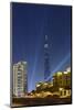 Burj Khalifa, the Highest Tower of the World, Night Photography-Axel Schmies-Mounted Photographic Print