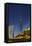 Burj Khalifa, the Highest Tower of the World, Night Photography-Axel Schmies-Framed Premier Image Canvas