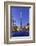 Burj Khalifa, the Highest Tower of the World, Night Photography-Axel Schmies-Framed Photographic Print