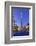 Burj Khalifa, the Highest Tower of the World, Night Photography-Axel Schmies-Framed Photographic Print