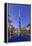 Burj Khalifa, the Highest Tower of the World, Night Photography-Axel Schmies-Framed Premier Image Canvas