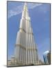 Burj Khalifa, the Tallest Building in the World at 828 Metres, Dubai, Uae-Amanda Hall-Mounted Photographic Print