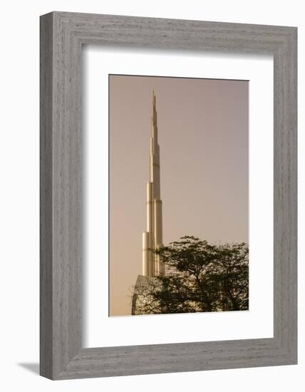 Burj Khalifa the Tallest Building in the World Downtown Dubai, Uae-Michael DeFreitas-Framed Photographic Print