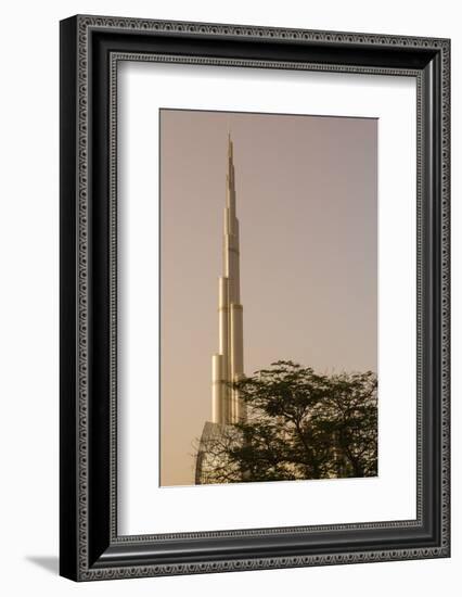 Burj Khalifa the Tallest Building in the World Downtown Dubai, Uae-Michael DeFreitas-Framed Photographic Print